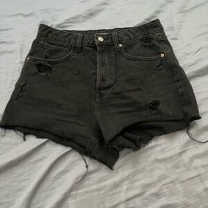 wild fable black jean shorts size 4